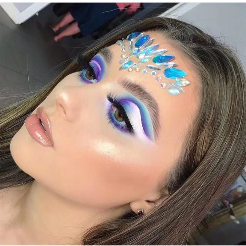 Face Jewels - Face diamonds with rhinestones (YT - 01) - | Fashiongirl