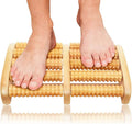Voetmassageroller / Houten roller - 2x5 rollers - | Fashiongirl