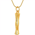 Gouden bamboe alfabet / letterketting - I - | Fashiongirl