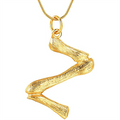 Gouden bamboe alfabet / letterketting - Z - | Fashiongirl