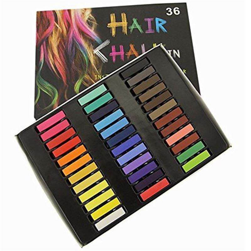 Hair Chalk pack of 36 hair chalks / hair crayons - Hair Accessories | Fashiongirl