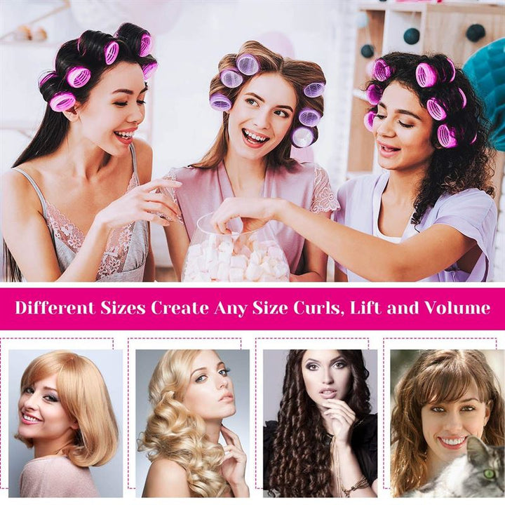 Hair Curler Kit classic - 24 pcs Velcro curlers - Hair Styling tool | Fashiongirl