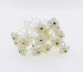 Haarversiering Haarspelden White Flower - 20 stuks - Haaraccessoires | Fashiongirl