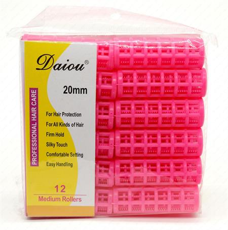 Haarrollerset klassiek - 12 stuks 20 mm haarrollers - | Fashiongirl