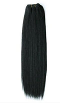 Haarweft 50 cm gekleurd zwart 1B# - | Fashiongirl