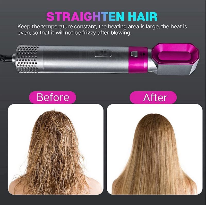 Hot Airstyler - multistyler, 5-in-1-set - Voor krullen, golven, steil haar, borstelen en drogen - | Fashiongirl