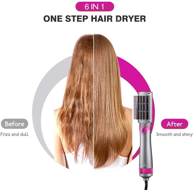 Hot Airstyler - multistyler, 5-in-1-set - Voor krullen, golven, steil haar, borstelen en drogen - | Fashiongirl