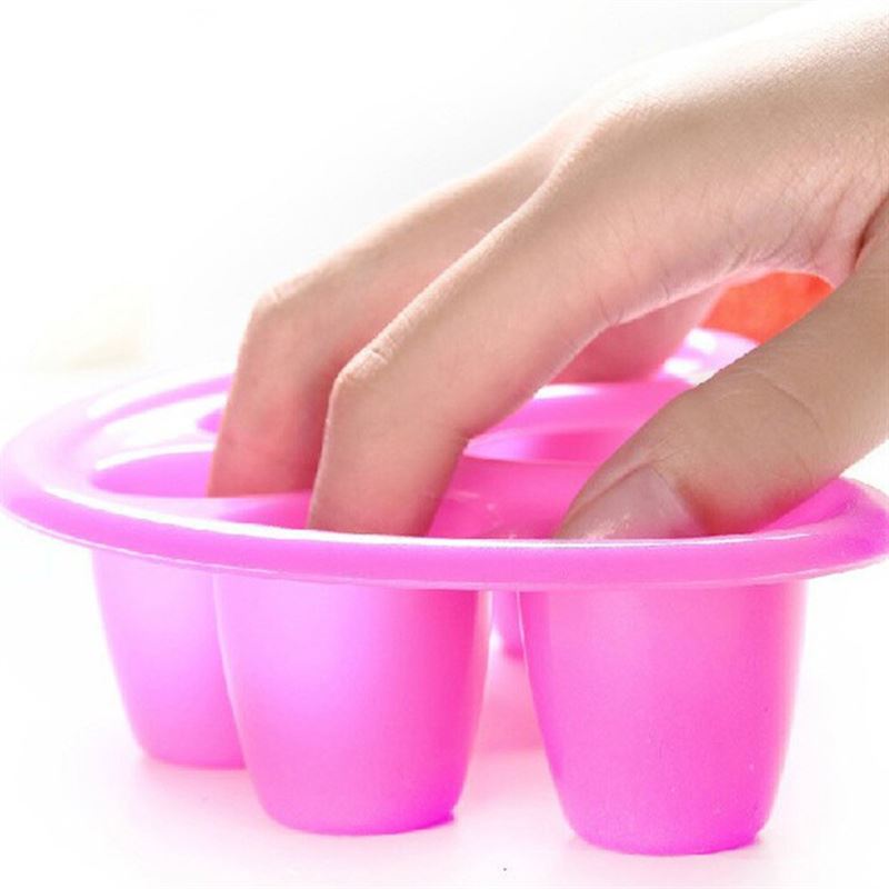 Manicure bowl for nail treatment - Pink - Hair Accessories | Fashiongirl
