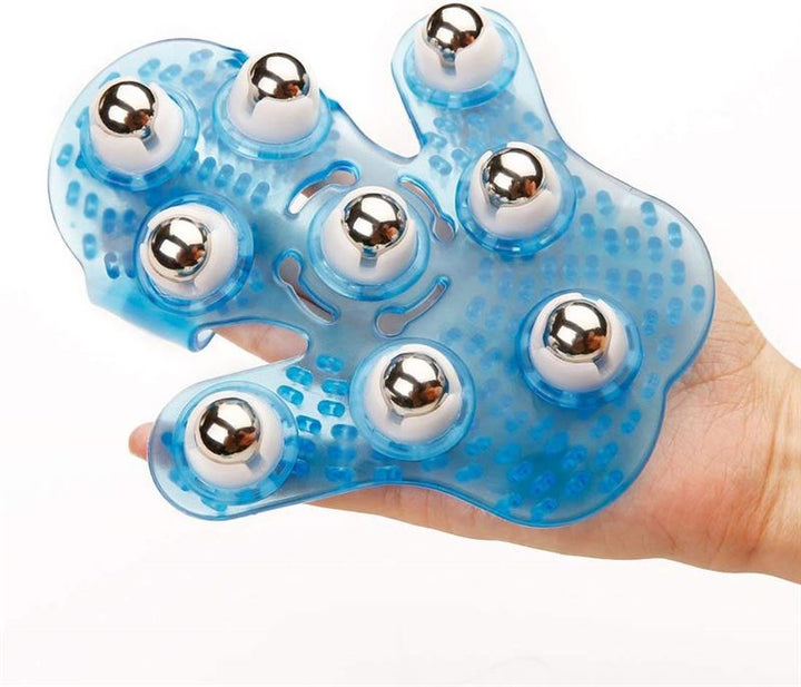 Massage glove with rolling steel balls - ass. colour - | Fashiongirl