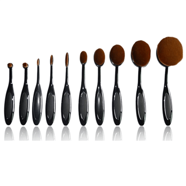 Mermaid Oval Brushes for makeup - 10 sets - | Fashiongirl