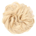 Messy Bun Haarelastiek met krullend kunsthaar - 18T613 Lichtblond - Haaraccessoires | Fashiongirl