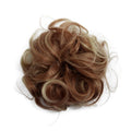 Messy Bun Haarelastiek met krullend kunsthaar #24/613 - Blond/koper mix - Haaraccessoires | Fashiongirl