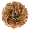Messy Bun Haarelastiek met krullend kunsthaar - 27/613 Goudbruin/Blond - Haaraccessoires | Fashiongirl