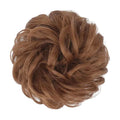 Messy Bun Haarelastiek met krullend kunsthaar - 30# Lichtbruin - Haaraccessoires | Fashiongirl