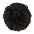 Messy Bun-haarelastiek met krullend kunsthaar - #4 Zwartbruin - Haaraccessoires | Fashiongirl