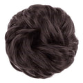 Messy Bun Haarelastiek met krullend kunsthaar - #6 Bruin - Haaraccessoires | Fashiongirl