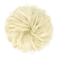 Messy Bun Haarelastiek met krullend kunsthaar - 88 Bleach Blond - Haaraccessoires | Fashiongirl