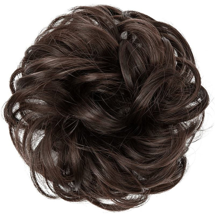 Messy Curly Hair for bun #6 - Dark Brown - Hair Accessories | Fashiongirl