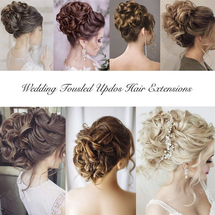 Messy Curly Hair for bun #9H613 - Brown/Blond Mix - Hair Accessories | Fashiongirl