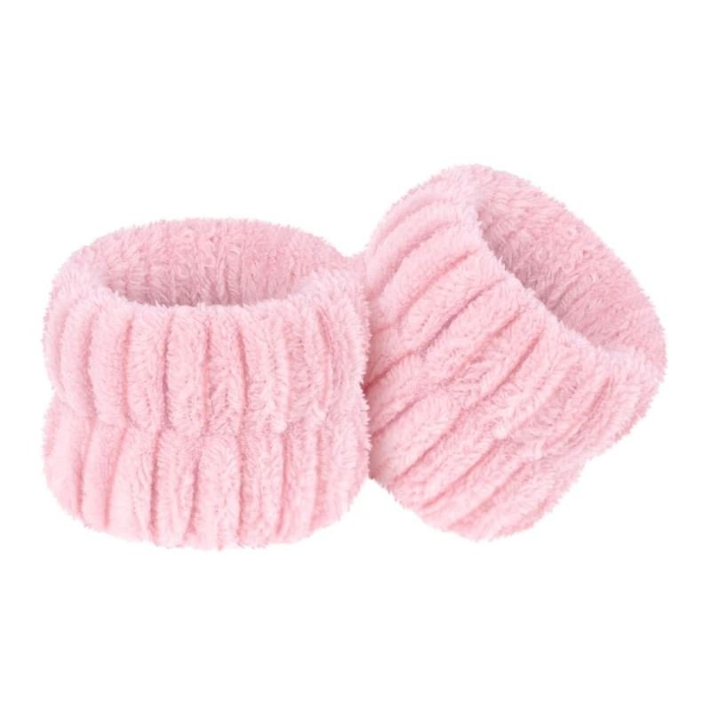 Microvezel polsbandje - Roze 2 stuks. - | Fashiongirl