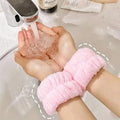 Microvezel polsbandje - Roze 2 stuks - | Fashiongirl