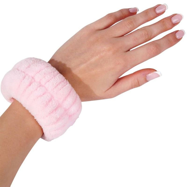 Microvezel polsbandje - Roze 2 stuks - | Fashiongirl