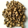 Microringen met siliconen voor extensions - Blond 100 stuks - | Fashiongirl