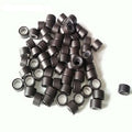 Microringen met siliconen voor extensions - Bruin 100 stuks - | Fashiongirl