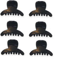 Mini-haarspeldjes - 6 stuks - 1,5 cm, zwart - | Fashiongirl