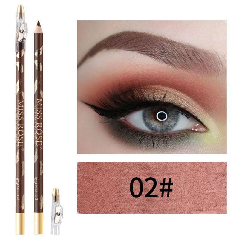 Miss Rose Wenkbrauwpotlood / Wenkbrauwborstel - Nr. 2 Bruin - | Fashiongirl