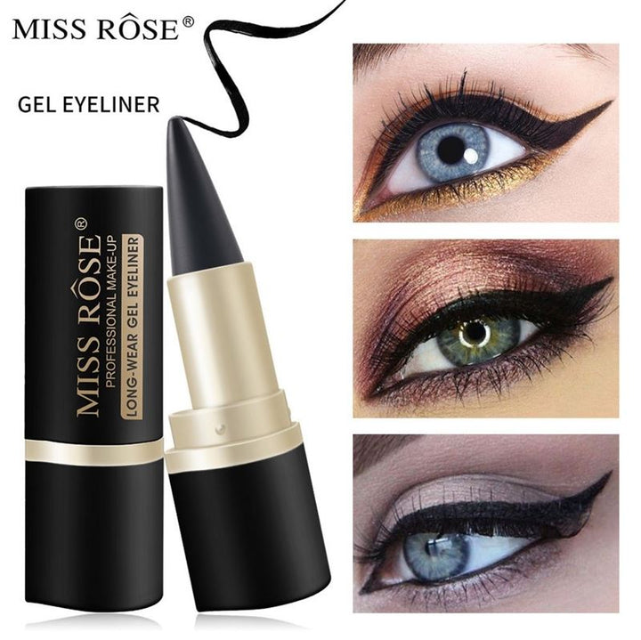 Miss Rose Long - Wear Gel Eyeliner - Zwart - | Fashiongirl