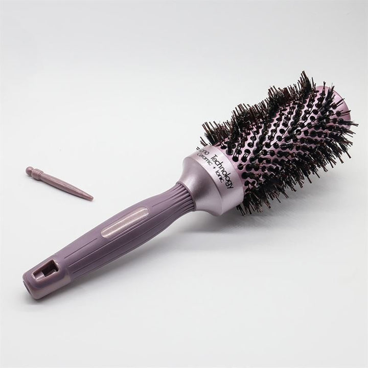 Nano Ceramic Thermal Thermal Hair Brush with Boar Hair - 53 MM - Hair Styling tool | Fashiongirl