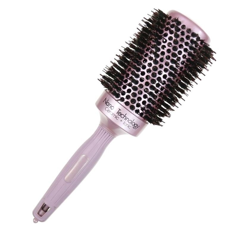 Nano Ceramic Thermal Thermal Hair Brush with Boar Hair - 53 MM - Hair Styling tool | Fashiongirl