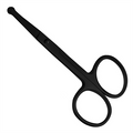 Neushaarschaar - Zwart - | Fashiongirl