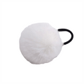 Pom Pom Fur met haarelastiek - Natuurlijk wit - Haaraccessoires | Fashiongirl