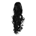 Paardenstaart Fibre extensions Krullend zwart 1# - | Fashiongirl