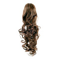 Paardenstaartvezel extensions Krullend Lichtbruin 6# - | Fashiongirl
