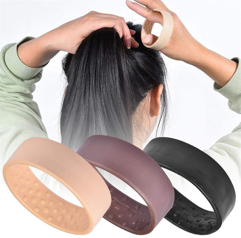 PonyUp - Flexible Silicone Hair Elastic for beautiful ponytail - blonde, brown, black - Hair Accessories | Fashiongirl