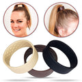 PonyUp - Flexibele siliconen haarelastiek voor een mooie paardenstaart - blond, bruin, zwart - Haaraccessoires | Fashiongirl