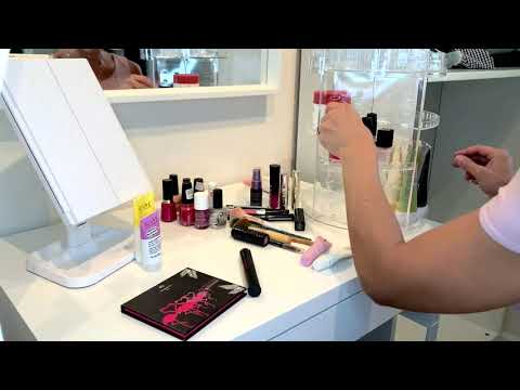 UNIQ 360 Draaibare Make-up Organizer - Doorzichtig - Cosmetische Opslag