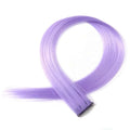 Paars, 50 cm - Crazy Colour Clip On - | Fashiongirl