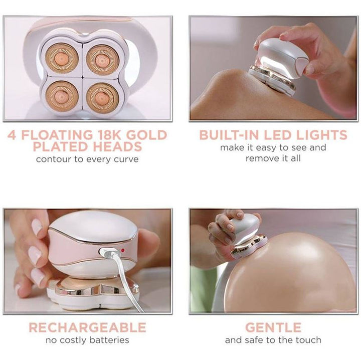 Rechargeable hair remover epilator for legs | Hearts of Love edition - | Fashiongirl