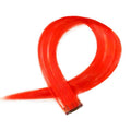 Rood, 50 cm - Crazy Colour Clip On - | Fashiongirl