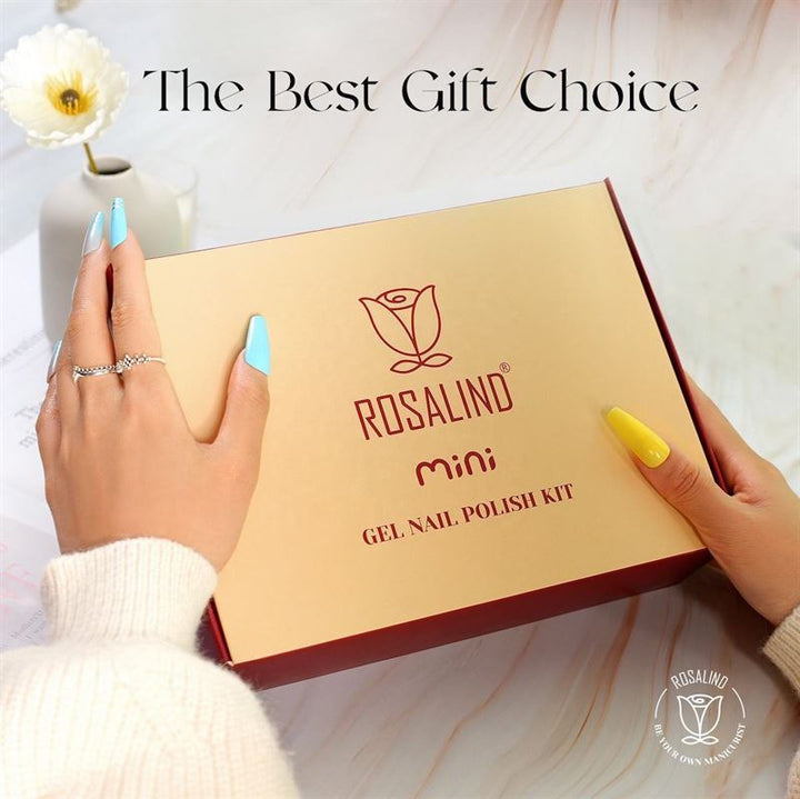 ROSALIND 38 - Piece Gel Nail Polish Set with 35 Colours + Base Coat &amp; Top Coats (38 x 5 ml) - | Fashiongirl