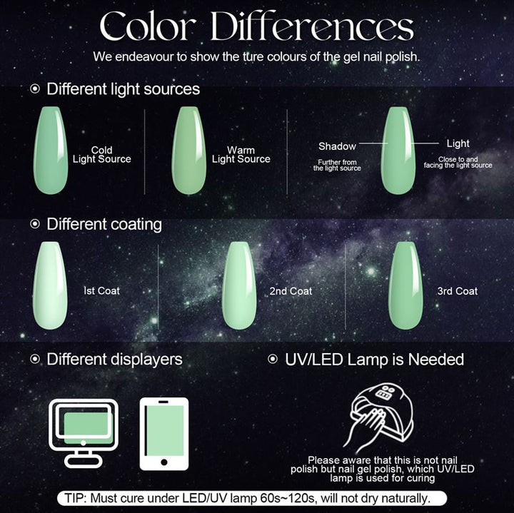 ROSALIND Mini Gel Polishes / Nail Polish - Neon Collection (RATC6 - 003) - | Fashiongirl