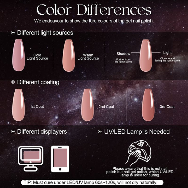 ROSALIND Mini Gel Polishes / Nail Polish - Neutral Collection (RATC6 - 012) - | Fashiongirl