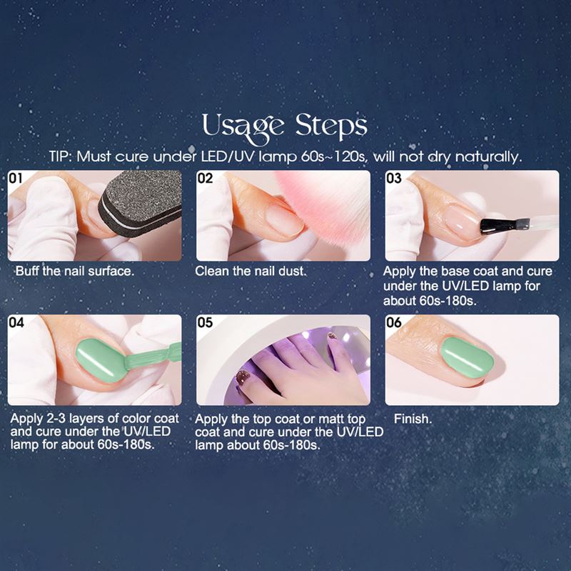 ROSALIND Mini Gel Polishes / Nail Polish - Pastel Collection (RATC6 - 008) - | Fashiongirl