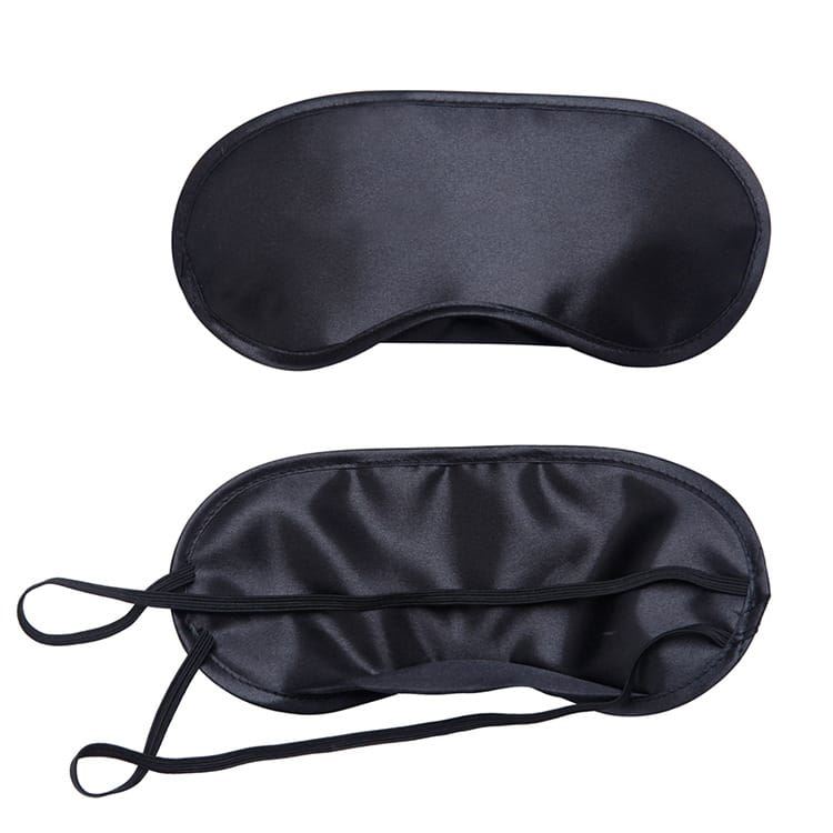 Satin Sleeping Mask - Classic Comfort, Black - | Fashiongirl