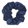 Scrunchie haarelastiek - donkerblauw - haaraccessoires