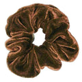 Scrunchie Haarelastiek in velours - Middenbruin - Haaraccessoires